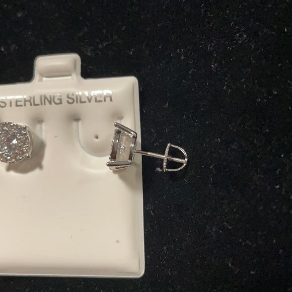 🇮🇹 Silver 925 Zirconia Stud Earrings - Picture 3 of 5